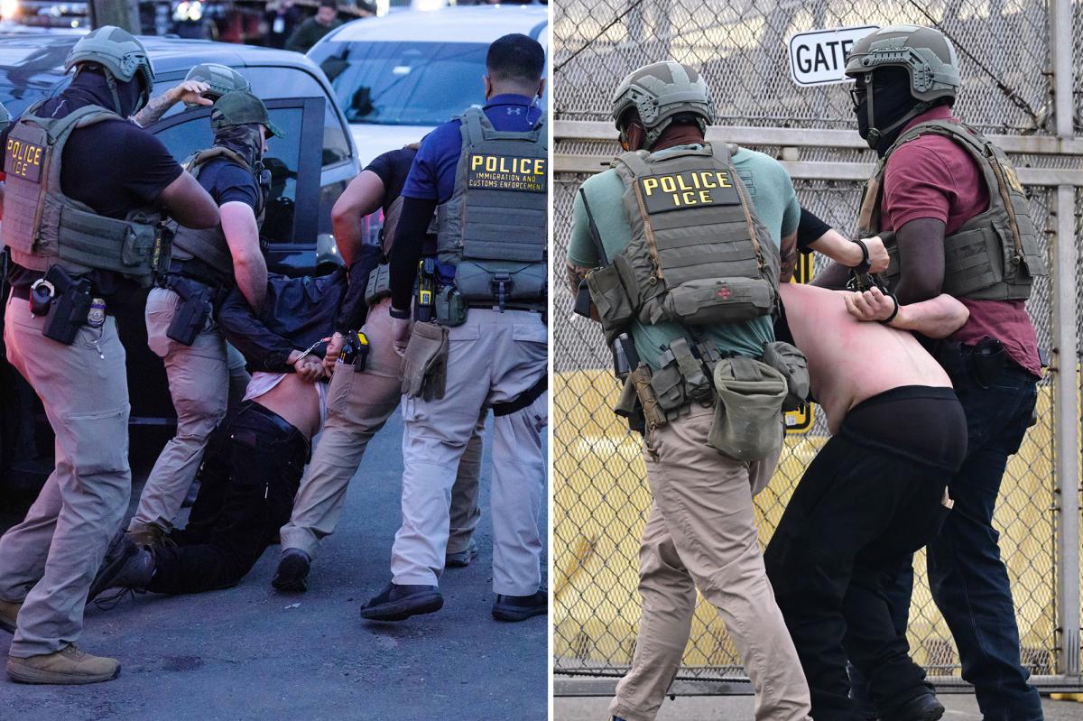 Anti-ICE rioters spray chemical agents at feds in Newark protest