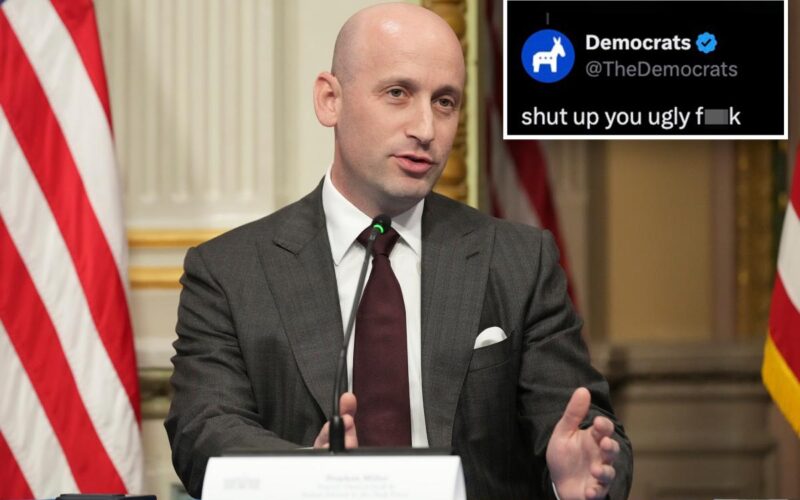 DNC Account Drops F-Bomb on Stephen Miller in Texas Spat