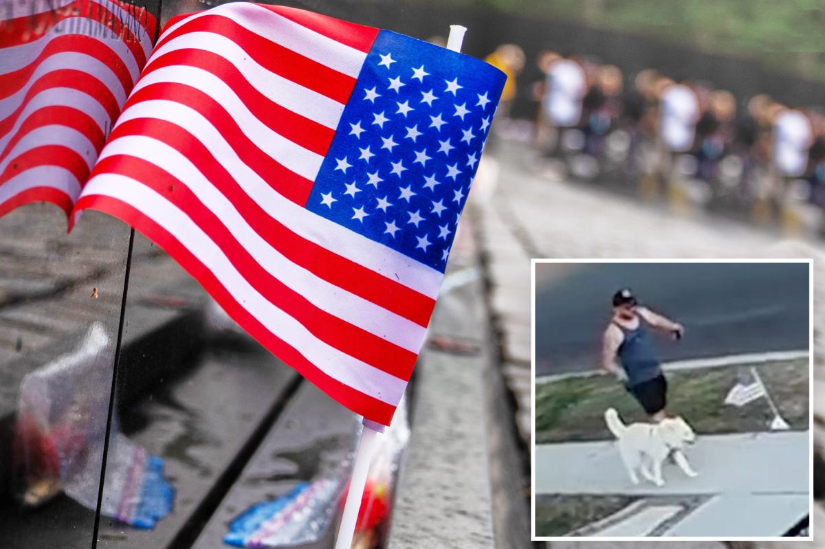 Man Caught Kicking American Flag on Memorial Day Sparks Fury