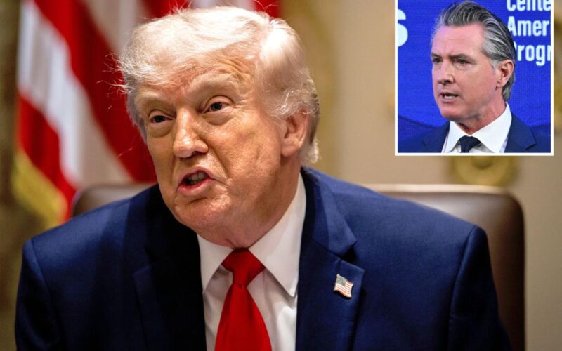 Trump Slams California Elections as Newsom Fires Back