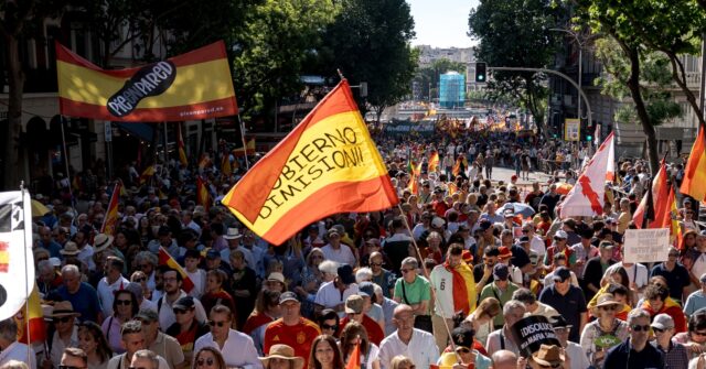 Massive Madrid Protests Demand Sanchez Resignation