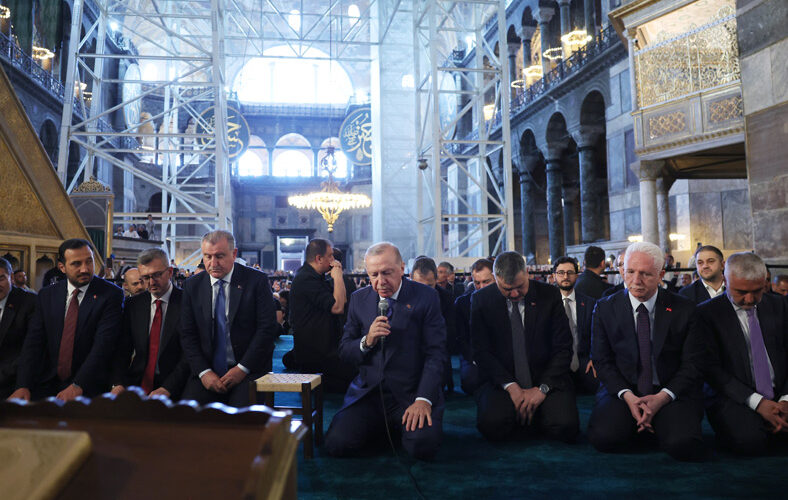 Erdogan’s crude provocation at Hagia Sophia on fall anniversary