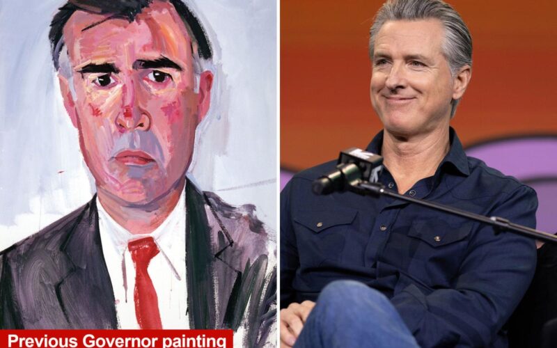 Newsom’s Final Budget Includes $33K Portrait of Himself