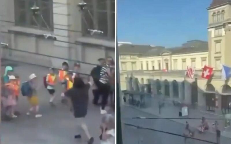 Three stabbed by knifeman shouting ‘Allahu Akbar’ at Swiss station