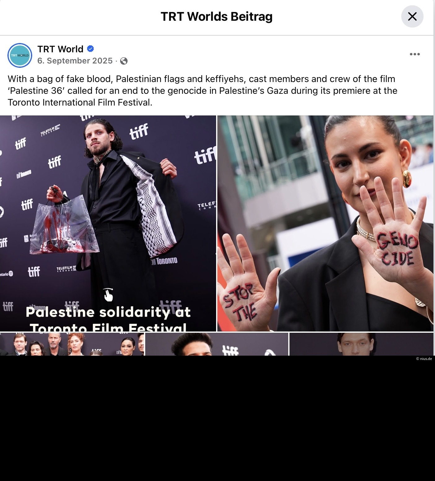 Annemarie Jacir und ihr Team treten als Aktivisten auf.