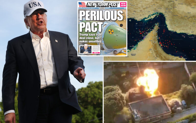 Trump: Iran Peace Deal Near, Eyes Hormuz and Nukes