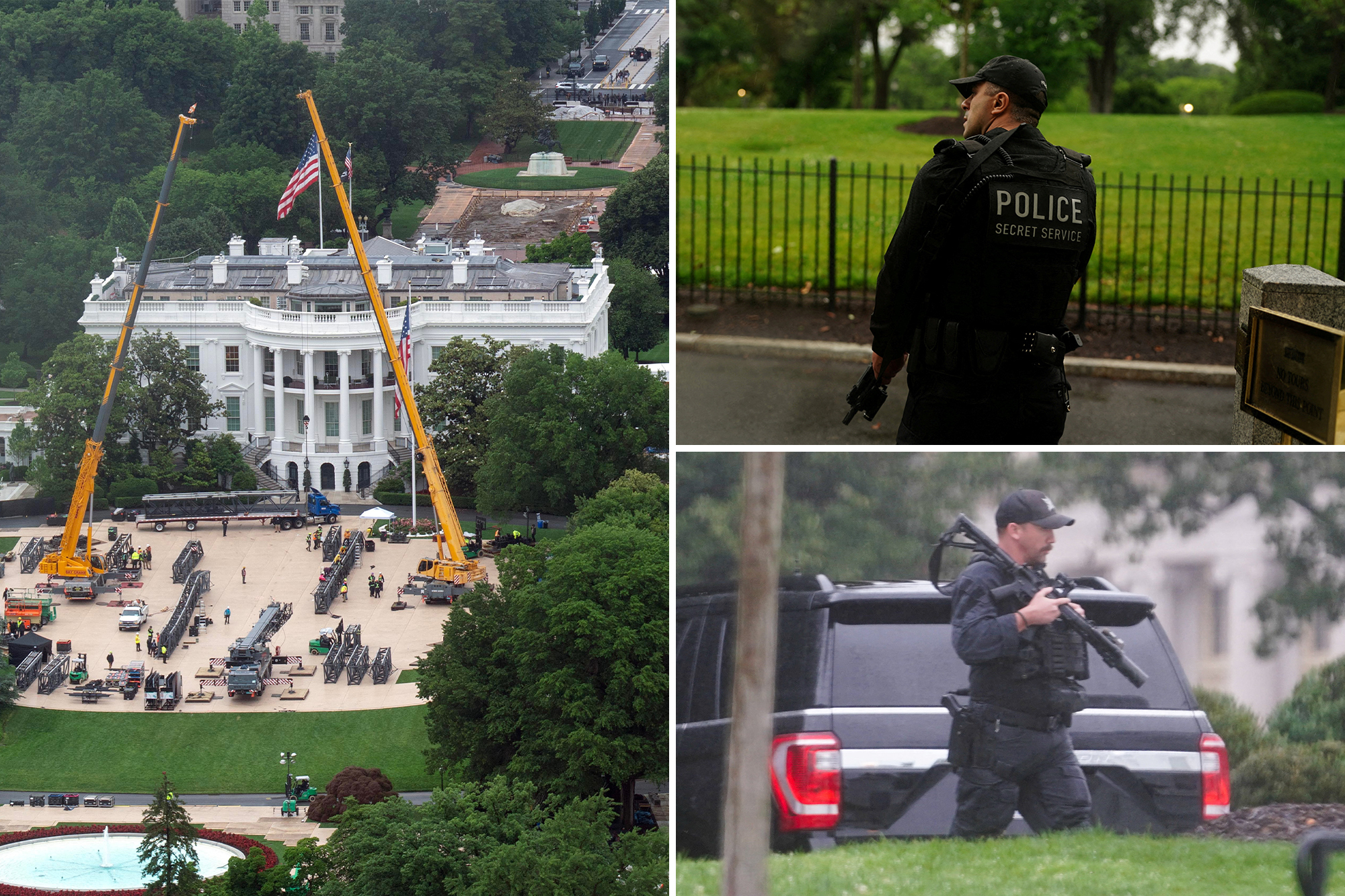 White House on Lockdown After Gunfire