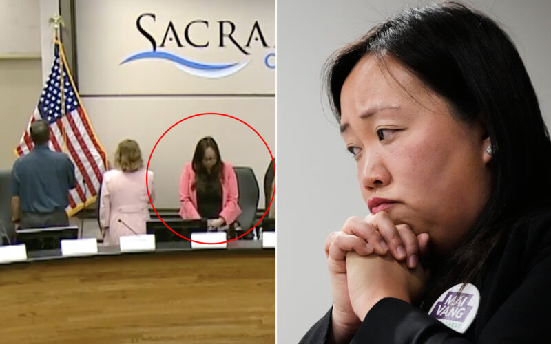 CA Candidate Faces Backlash for Anti-America Protest