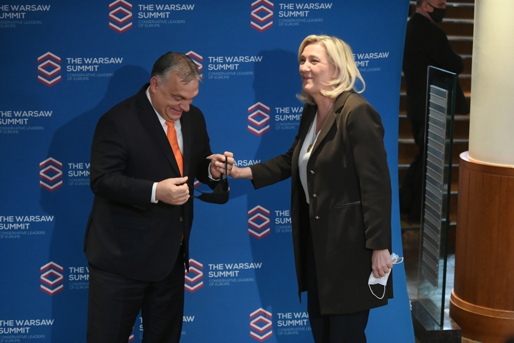 Orbán Backs Le Pen in France’s Leadership Succession Debate