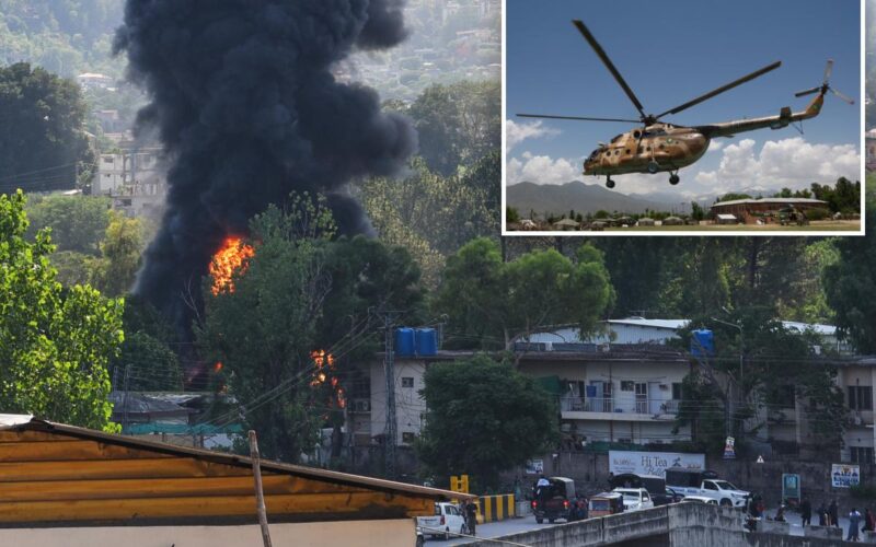 Pakistan Army Helicopter Crash Kills All Crew Aboard
