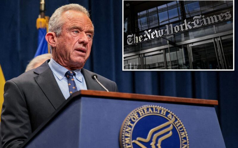 RFK Jr. Slams NYT ‘Hit Piece’ From Disgruntled Ex-Employees