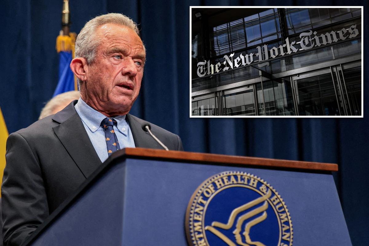 RFK Jr. Slams NYT ‘Hit Piece’ From Disgruntled Ex-Employees