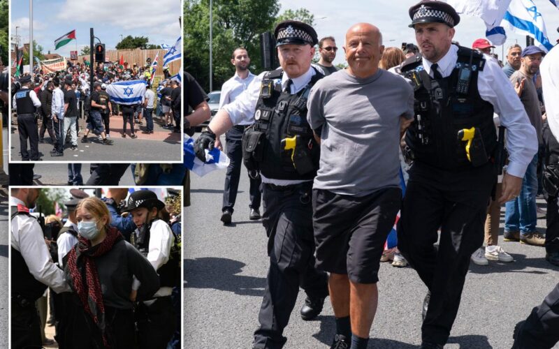 14 Arrested as Anti-Israel Mob Targets London Synagogue