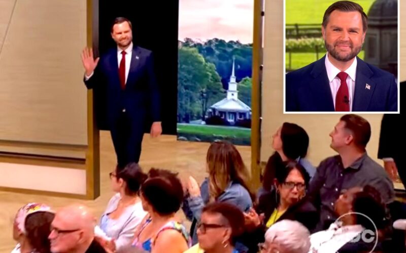 JD Vance Gets Icy Reception During Tense ‘The View’ Interview