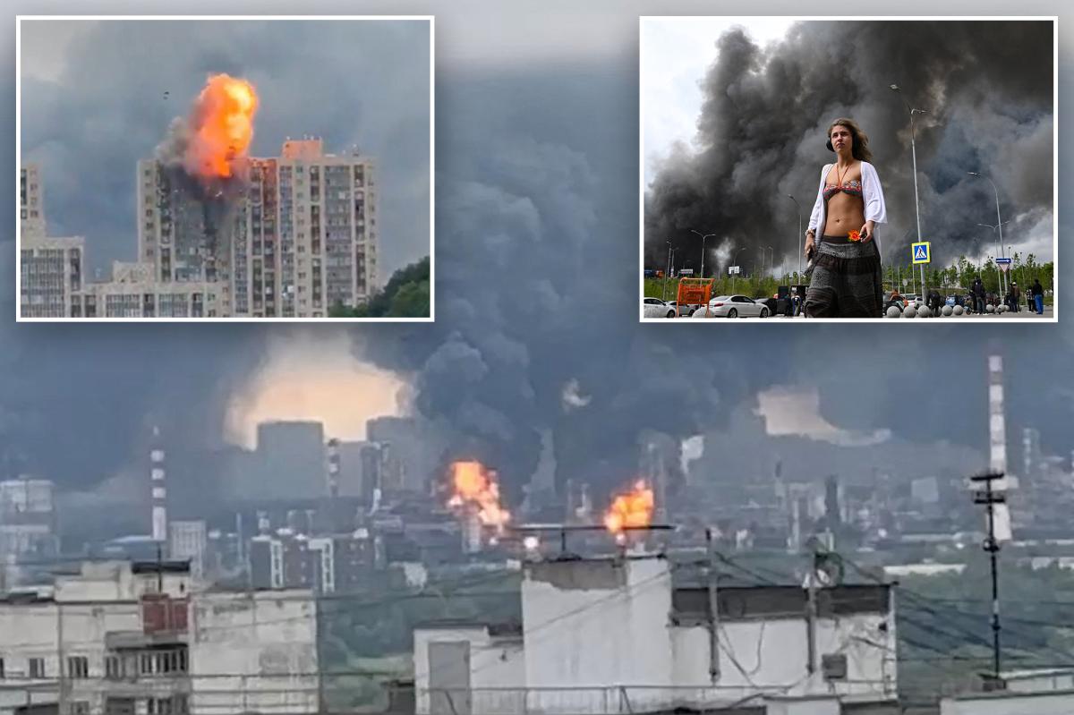 Ukraine Drone Strike Hits Moscow Refinery, Disrupts Flights