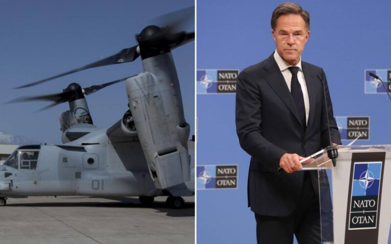 Rutte: 500 US Aircraft Left Italy for Epic Fury Support