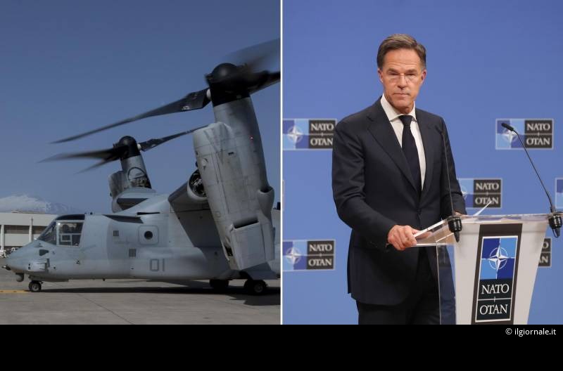 Rutte: "Dall'Italia partiti 500 aerei Usa a sostegno di Epic Fury". La Difesa: "Operazioni logistiche nel rispetto dei trattati". Ma la sinistra attacca