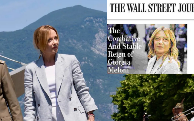 Wall Street Journal Crowns Meloni Style as Europe’s Most Stable Government