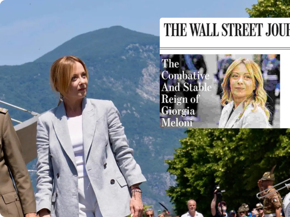 Wall Street Journal Crowns Meloni Style as Europe’s Most Stable Government