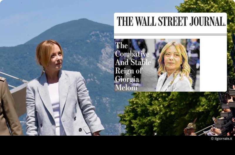 Il Wall Street Journal incorona lo "stile Meloni": così ha creato il governo più stabile d’Europa