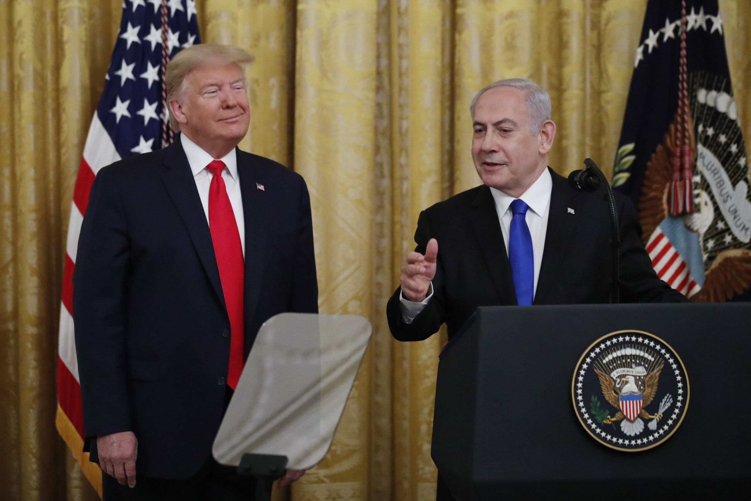 Hatten Donald Trump und Benjamin Netanjahu wirklich Streit? Sie sind enge Verbündete.