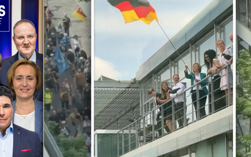 Police Stop AfD Over Germany Flag Ban Controversy