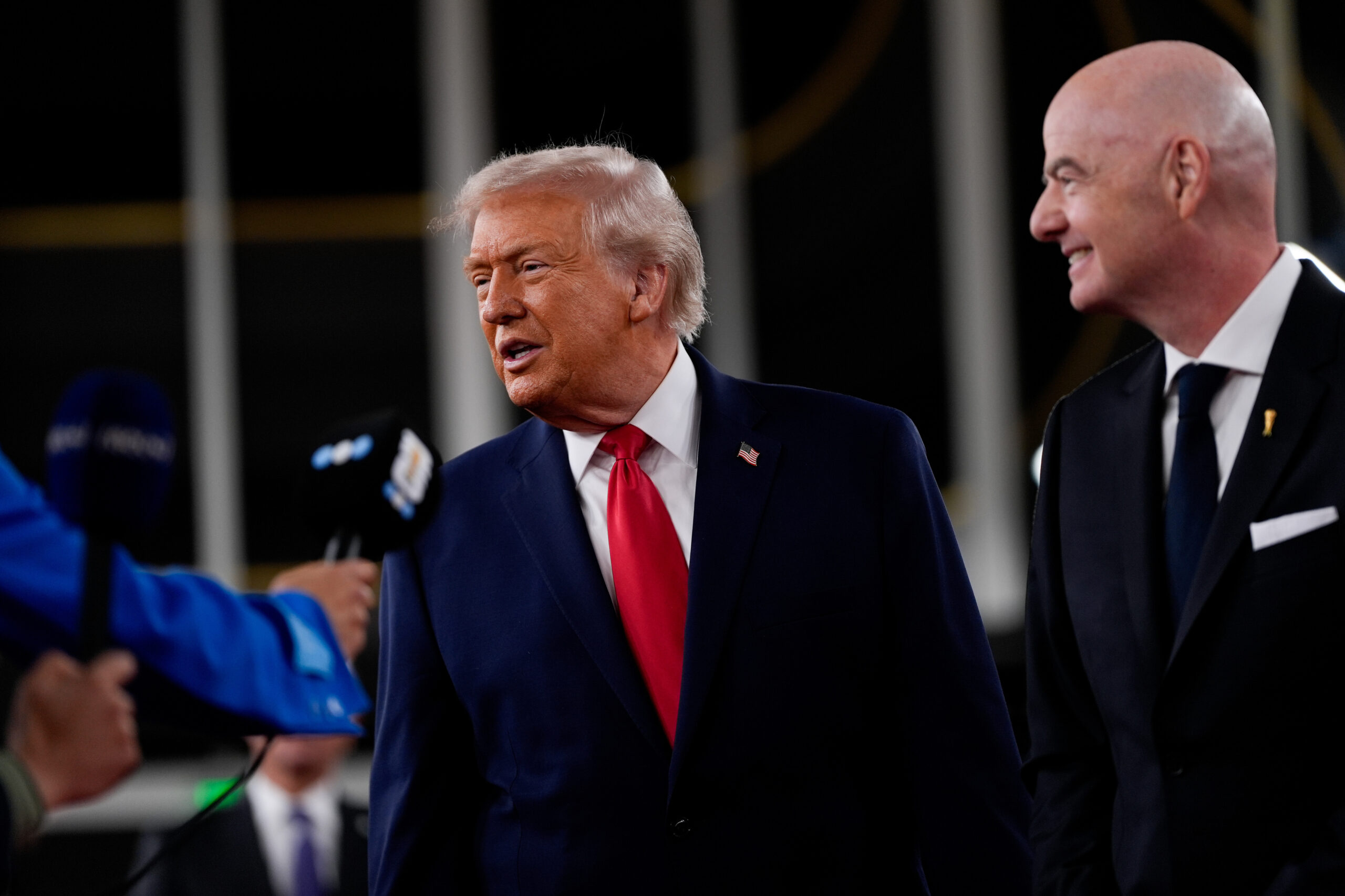 Top-Feindbilder der „11 Freunde“: Donald Trump und Gianni Infantino.