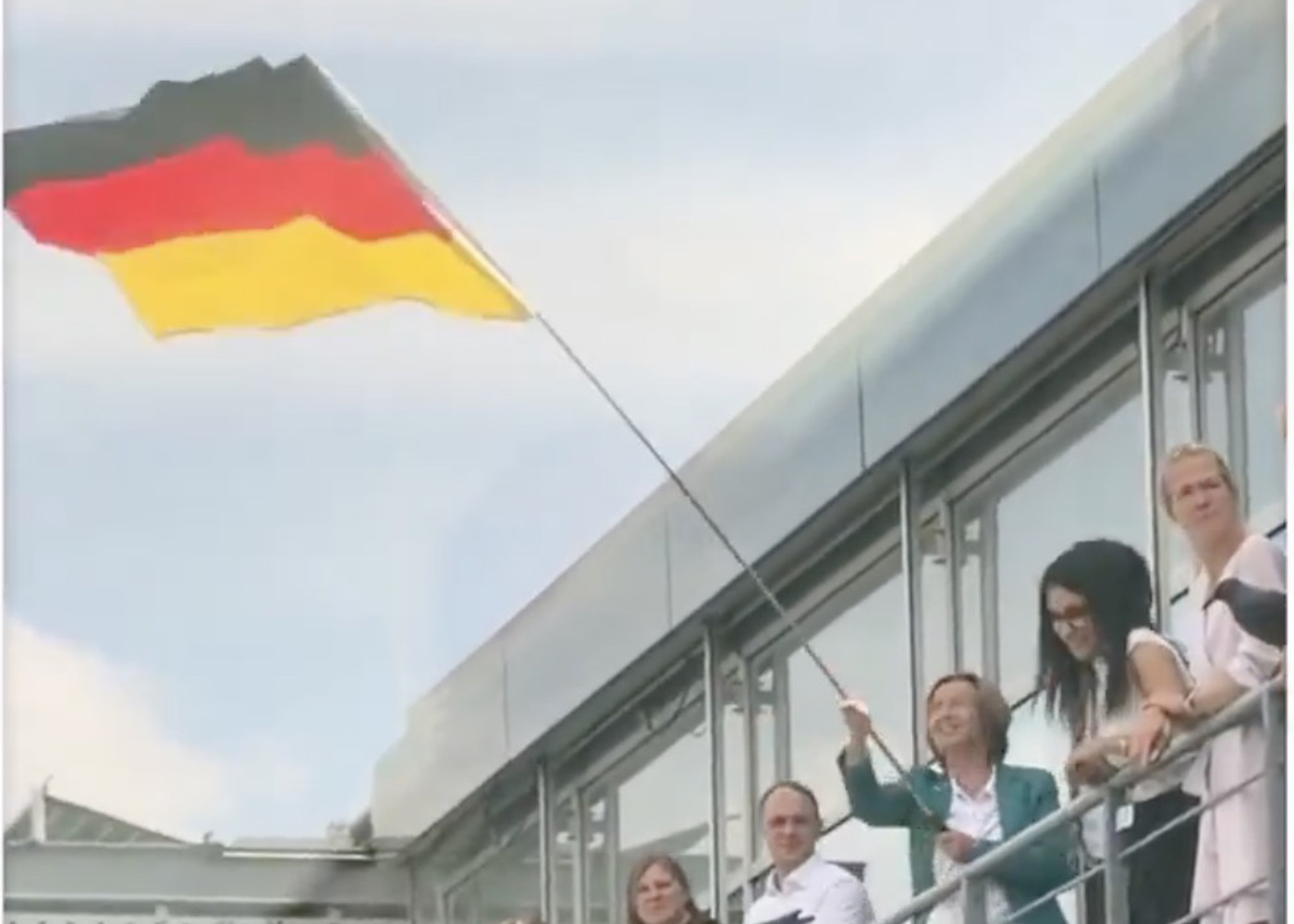 AfD Waves German Flag From Parliament Balcony—Police Intervene