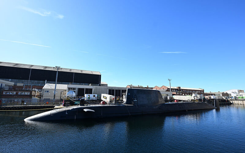 Royal Navy’s Nuclear Submarine Fleet All Docked at Port
