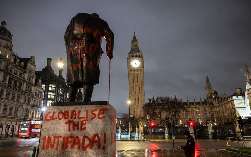 Churchill Statue Cover-Up Insults All Britons