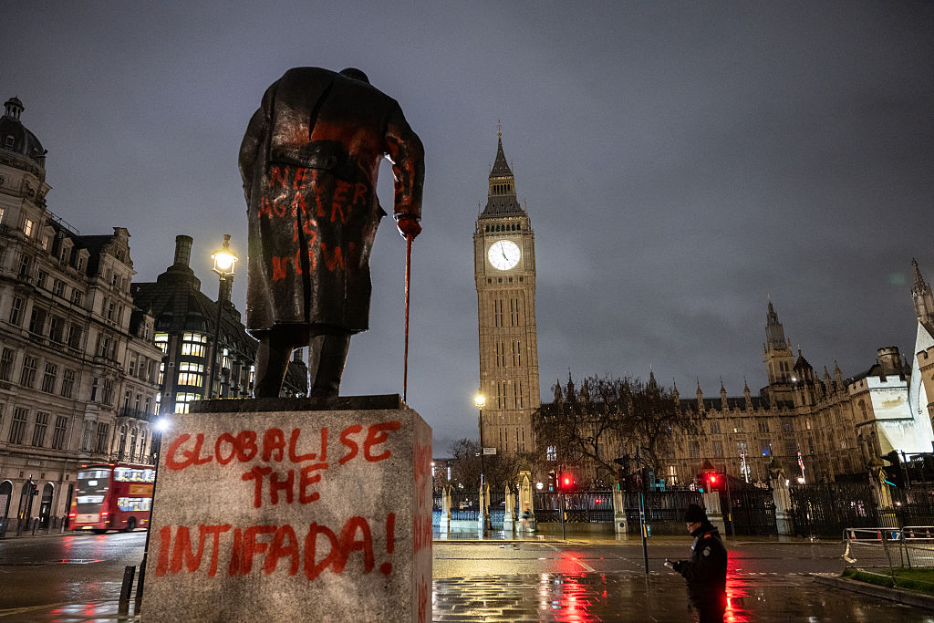 Churchill Statue Cover-Up Insults All Britons