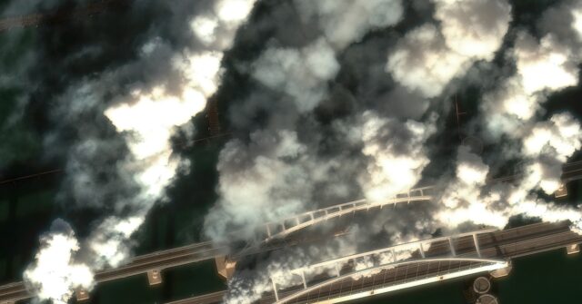 Ukraine Claims Strike on Crimea Rail Bridge and Power Plant