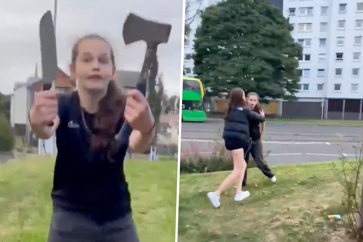 Scottish ‘Axe Girl’ Was Actually Harassed by Migrants After All