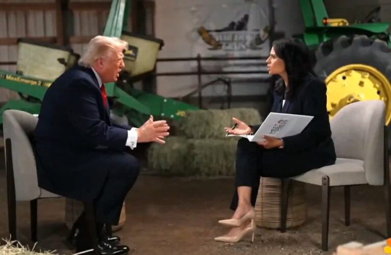 Trump storms out! He got up and left interview (video)