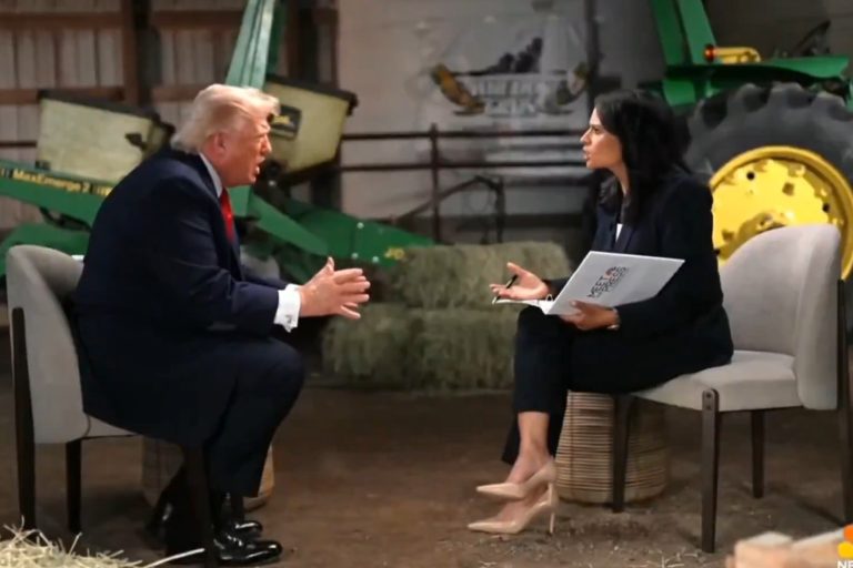 Trump storms out! He got up and left interview (video)