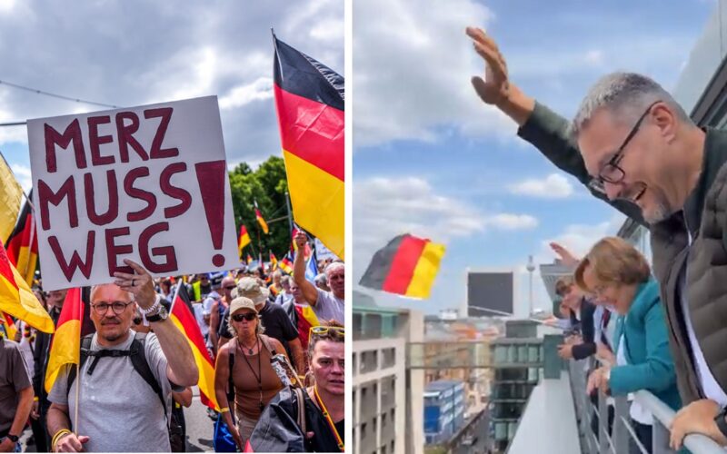Police Called as AfD MPs Wave German Flag in Parliament