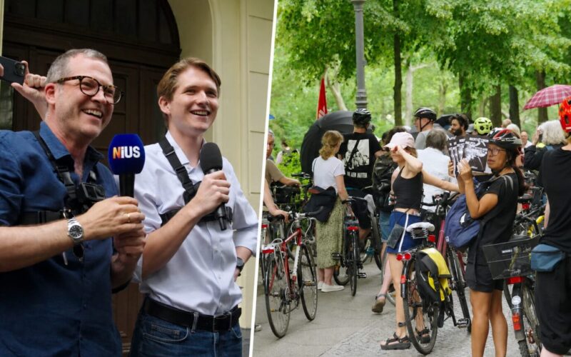 Leftists march against “right-wing media” in Berlin expulsion demo