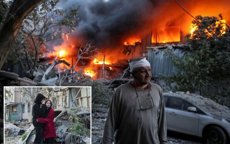 Russian Strike Kills 11, Traps Victims in Ukraine Rubble