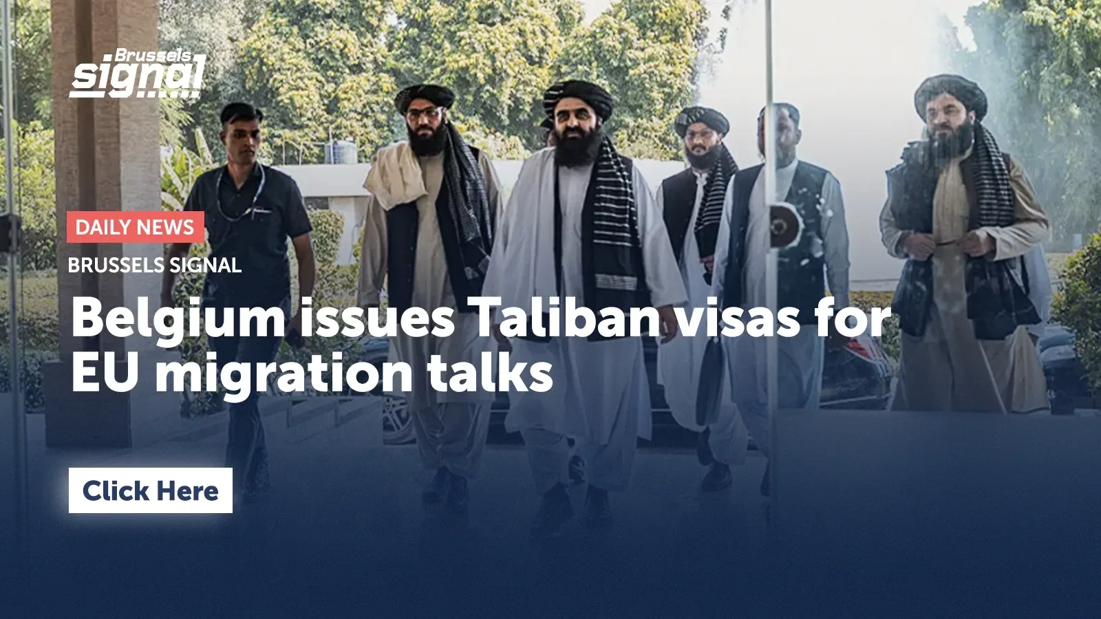 Belgium Issues Taliban Visas for EU Migration Talks