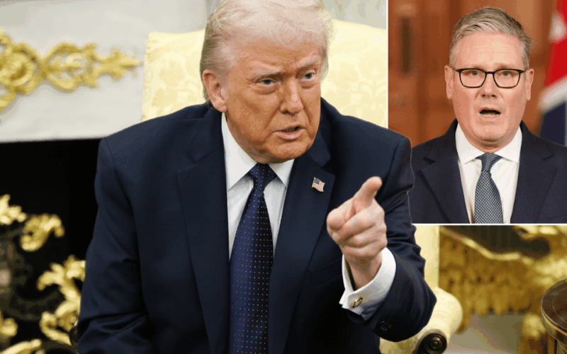 Trump threatens UK with 100% tariff over Labour tax plan