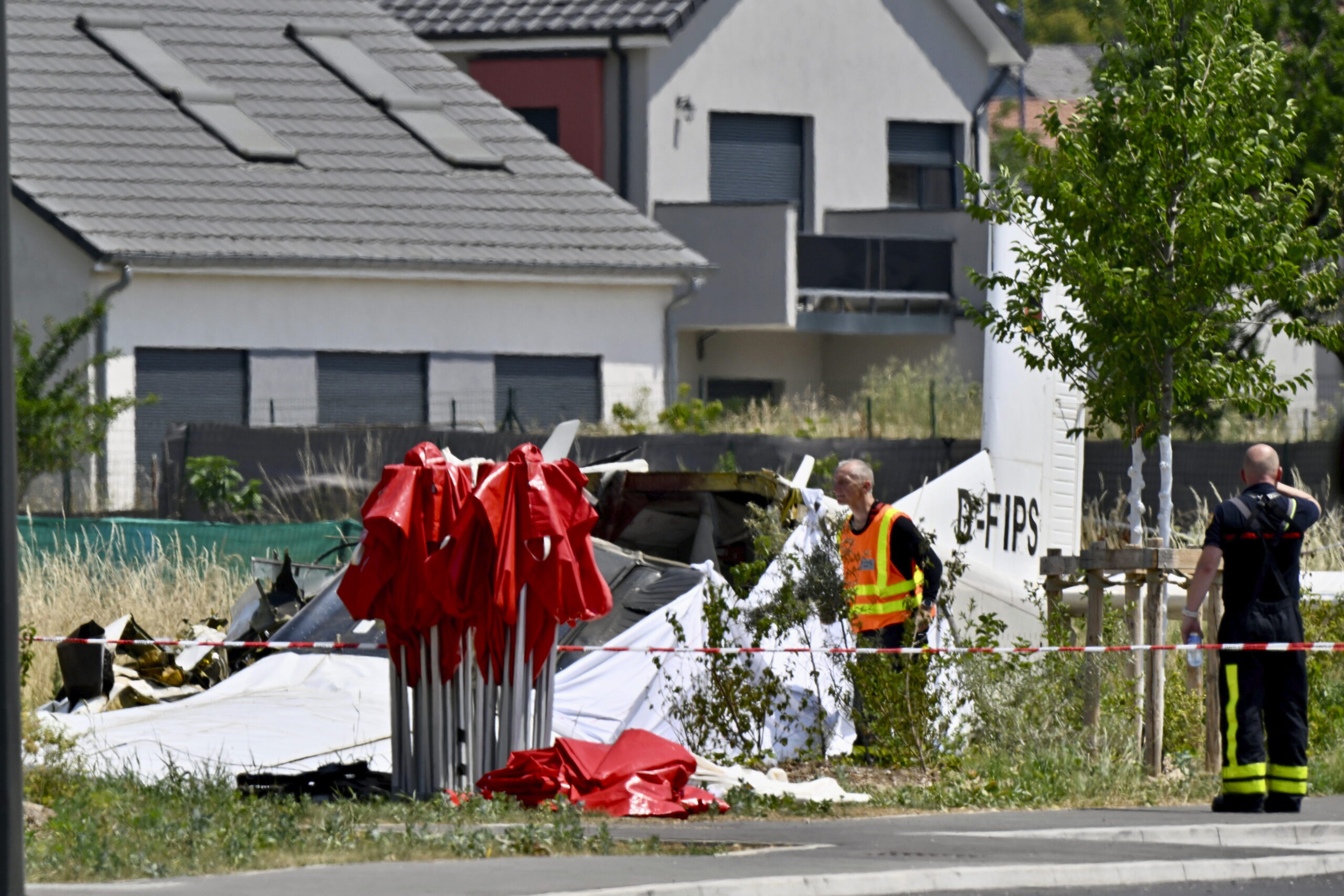 Das Flugzeug selbst war in Deutschland registriert