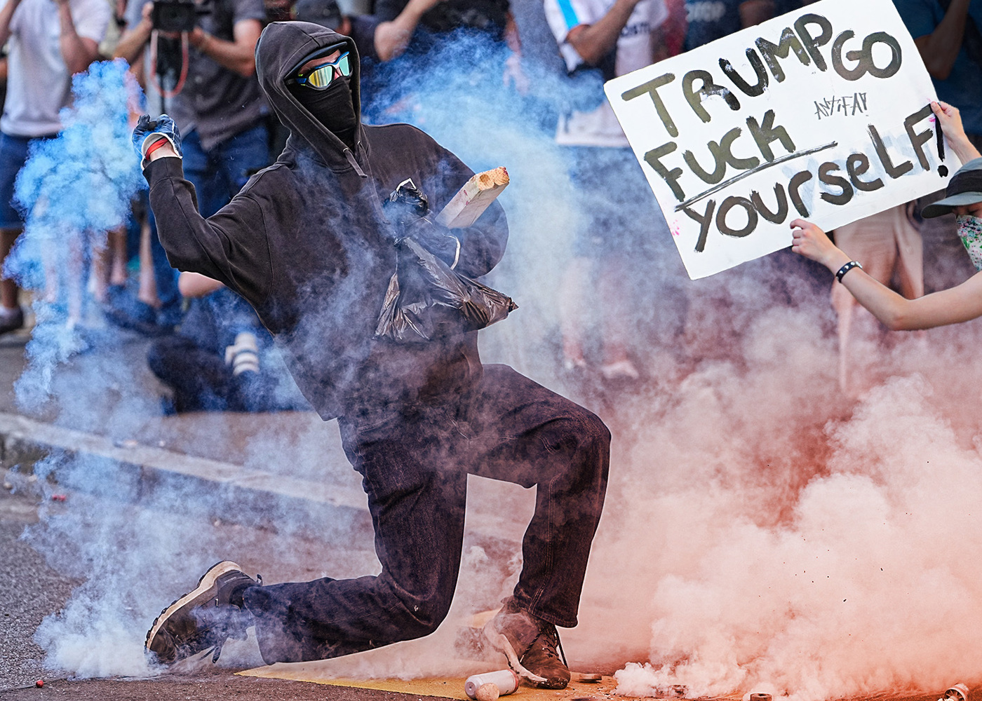 Thousands protest G7 summit in Geneva: Anti-Trump demos and burning car