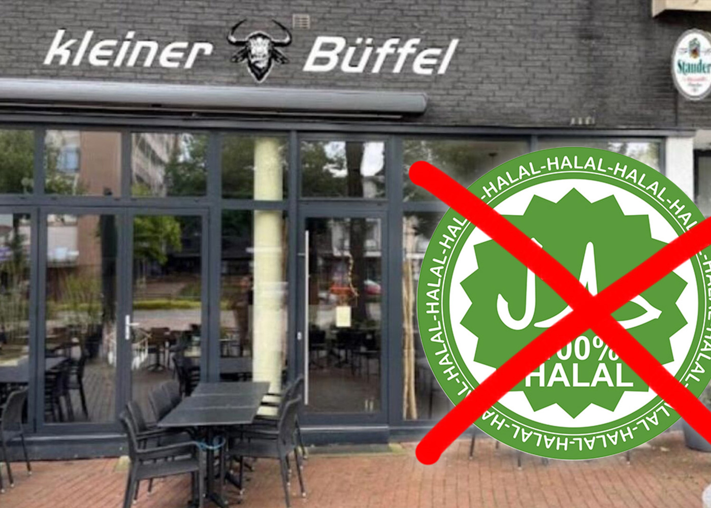 Burger joint attacked for not selling halal meat