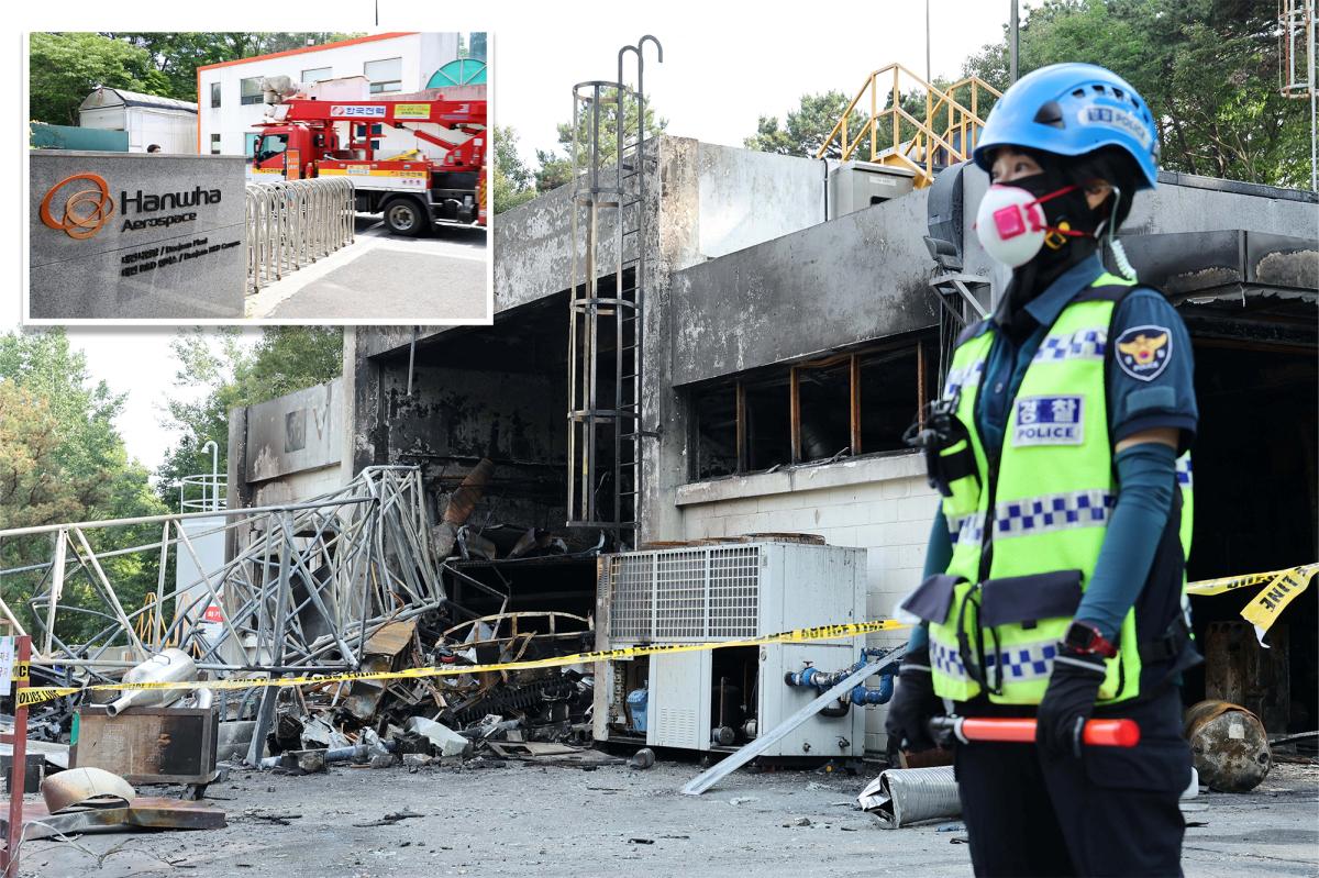 Defense Company Blast in South Korea Leaves 5 Dead