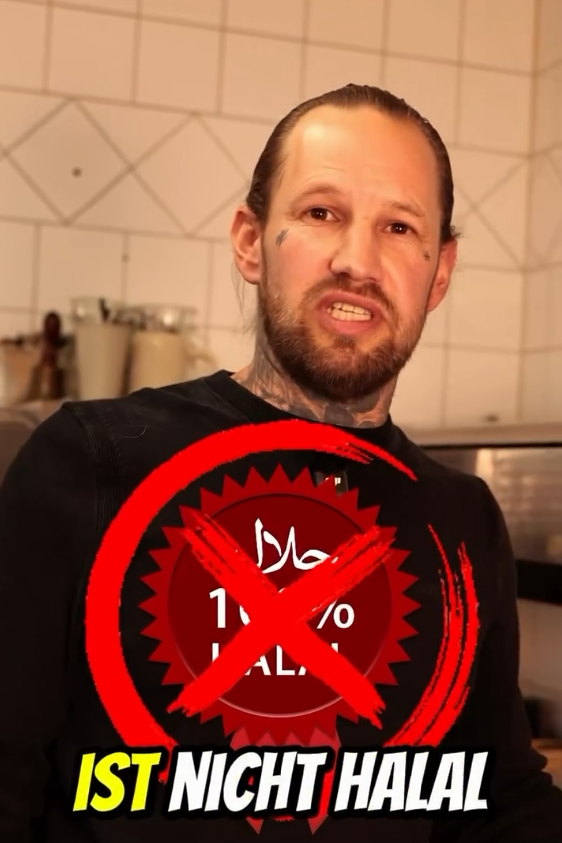 In diesem Video erteilt Louis Windeck Halal-Fleisch eine klare Absage.