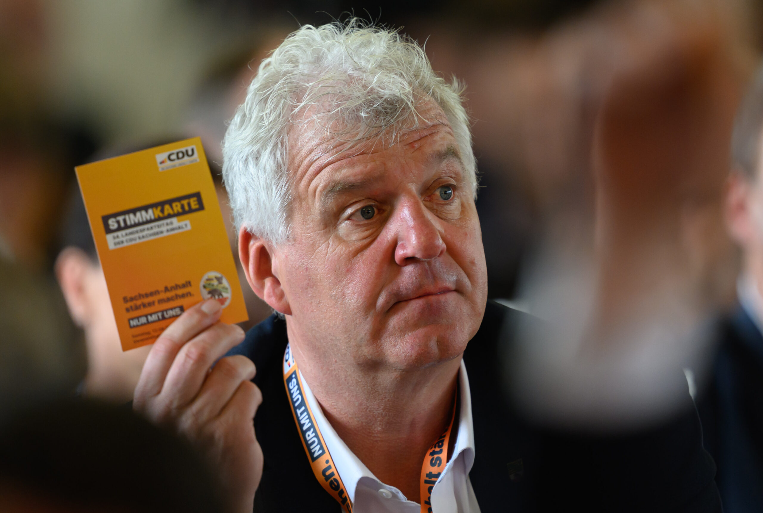 Guido Heuer auf dem CDU-Landesparteitag in Dessau