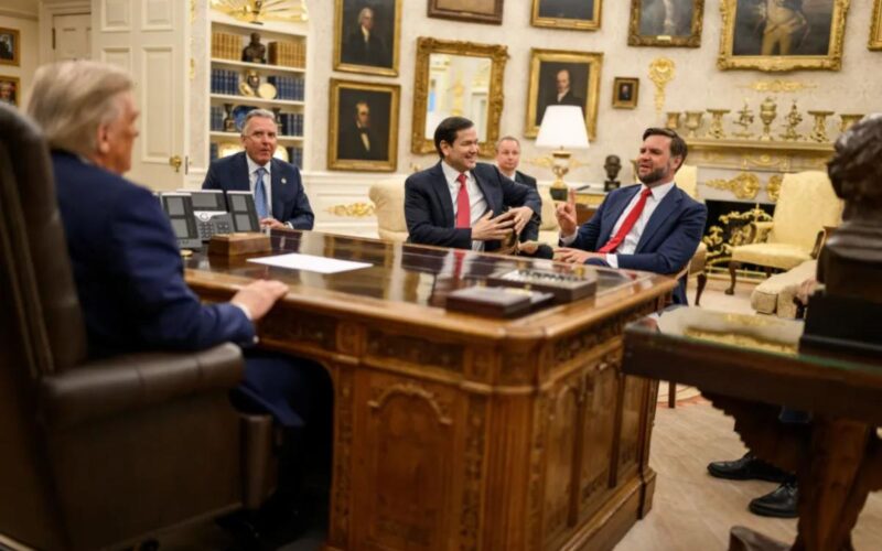 Trump Jokes He’ll Blame Aide If Iran Deal Falls Apart