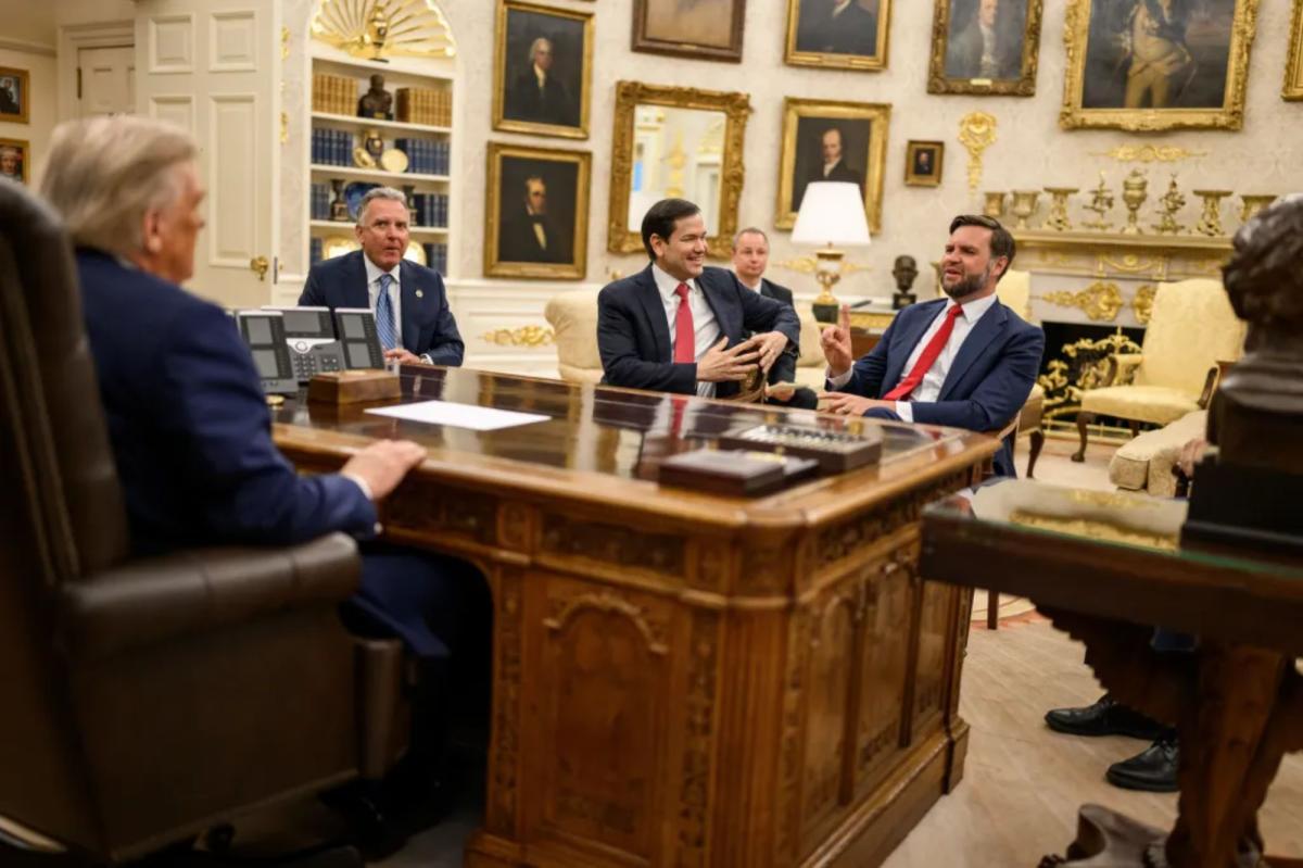 Trump Jokes He’ll Blame Aide If Iran Deal Falls Apart