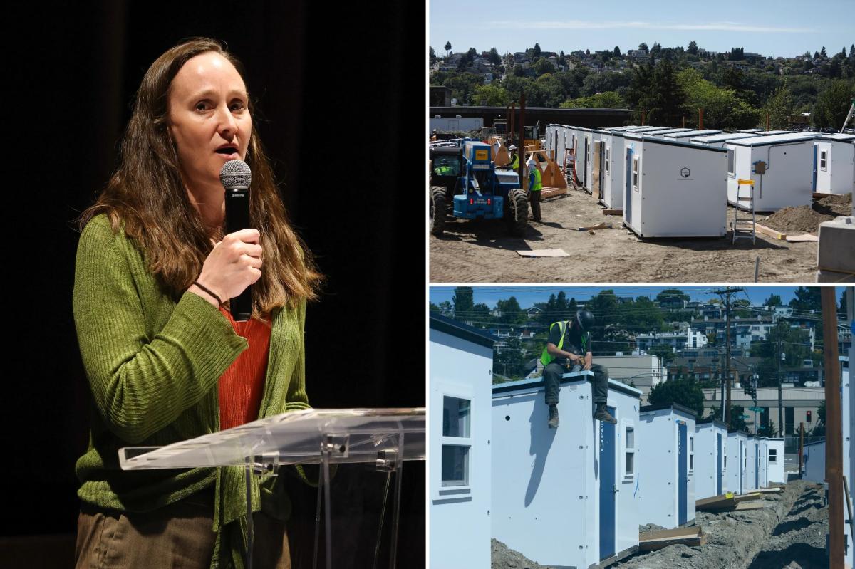 Seattle Mayor Slammed Over Tiny Homes Called Drug Den Porta-Potties