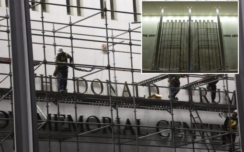 Trump Name Scrubbed From Kennedy Center Overnight